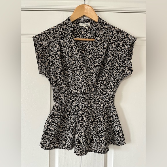 Monteau Peplum Blouse S - Picture 2 of 4